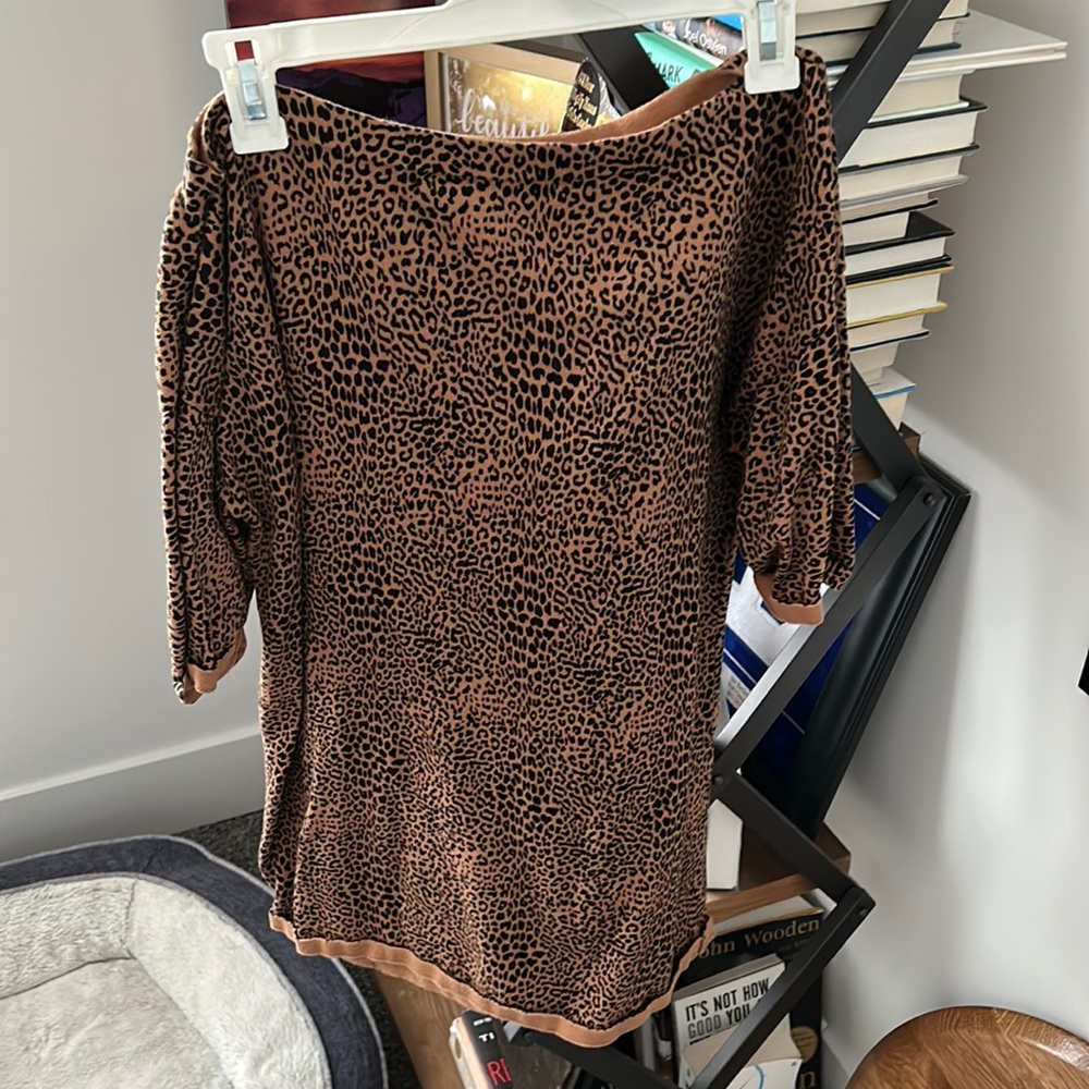Leopard Knit Sweater
